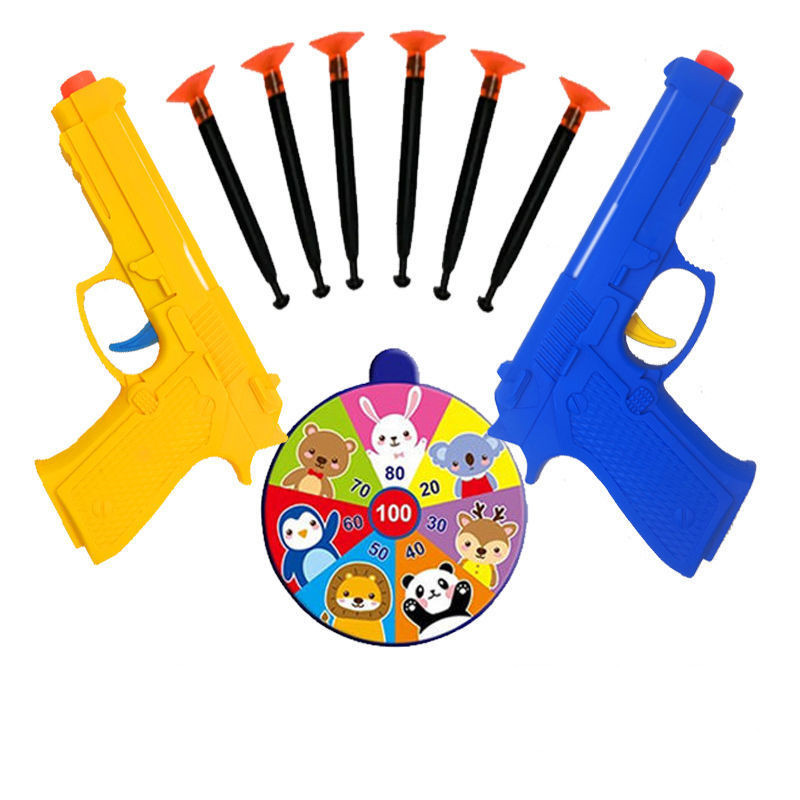 Fidecexv Dart Gun, Set of 6, Cool Dart Shooter Toys for Kids, Each Set with 1 Pistol and 9 Suction Cup Darts, Fun Toys for Outdoors, Indoors, Yard, Party Favors for Boys and Girls